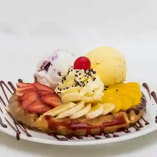 Waffle Frutal