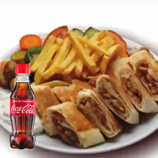 Shawarma de Pollo + Coca Cola 250