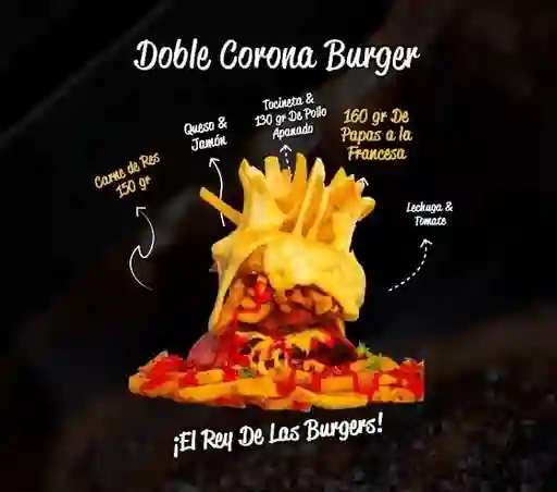 Hamburguesa Corona Doble