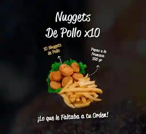Nuggets de Pollo X10