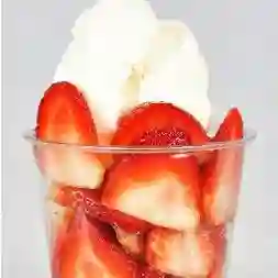 Fresas con Helado Medianas 14 Oz