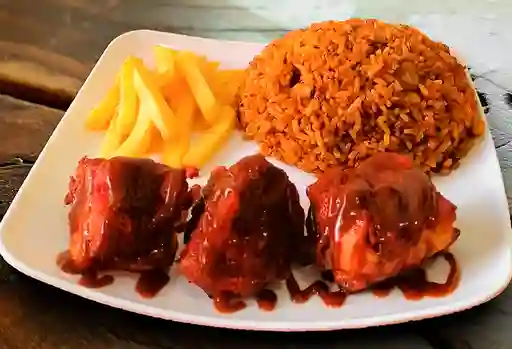 Combo Arroz Costillas BBQ