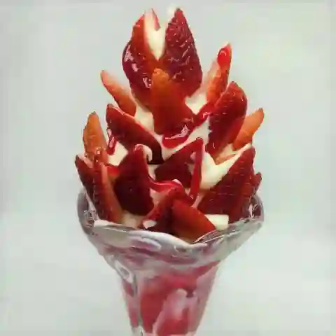 Fresas con Crema Pequeña