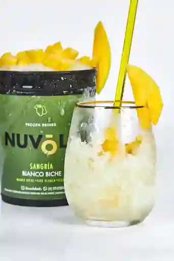 Sangría Vino Blanco Granizada con Mango