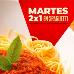 2X1 Spaguetti