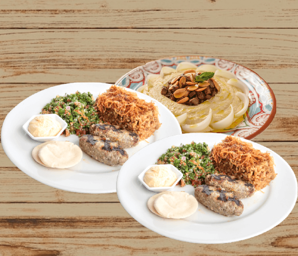 2 Platos Árabes + Hummus M
