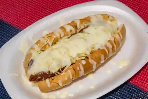 Perro Suizo Gratinado + Papa Frista