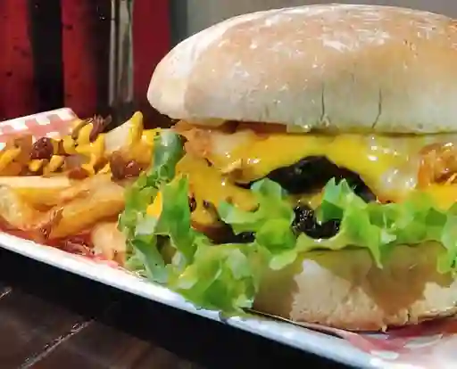 Combo Hamburguesa Mexicana