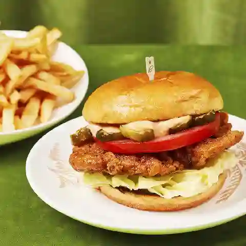 Combo Personal Fried Chicken Burger