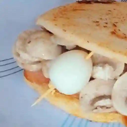 Arepa con Champiñón