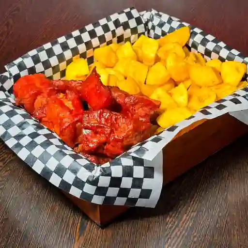 Costillas y Papas