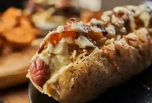 Honolulu Hot Dog + Papas