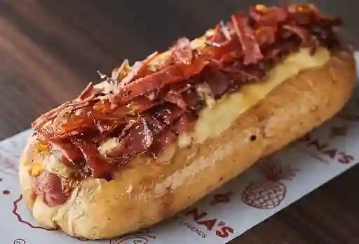 Hot Dog Bacon Sweet + Papas