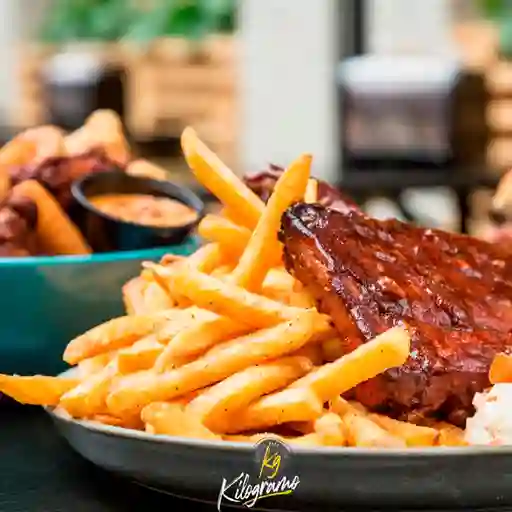 Combo Costillas en Salsa BBQ