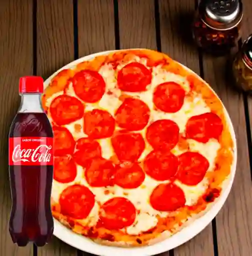 Combo Pizza Peperoni + Coca Cola Original 400ml
