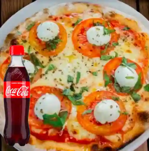Combo Pizza Margarita + Coca Cola Original 400ml