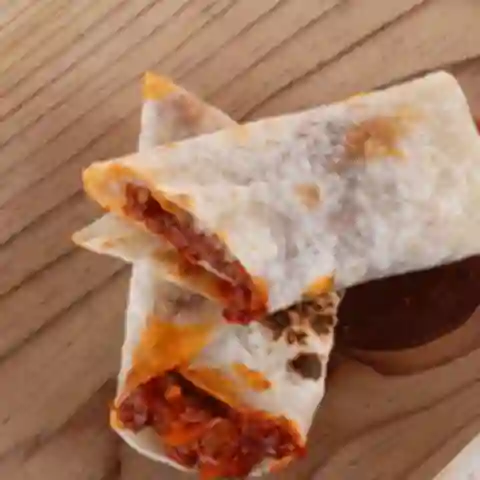 Burrito de Chorizo y Tocineta