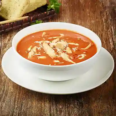Sopa de Tomate y Pollo