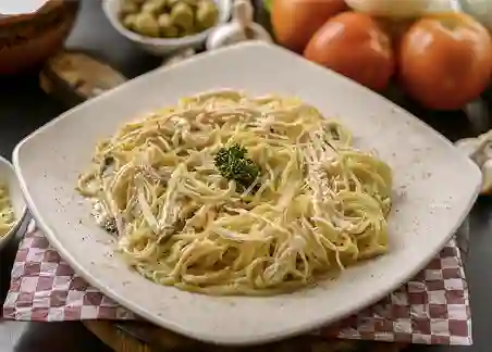Spaguetti con Pollo