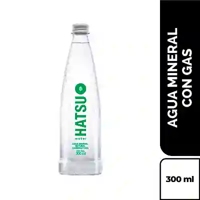 Agua Hatsu con Gas 300 ml Vidrio