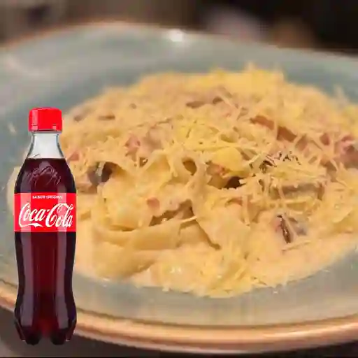 Pasta Boscaiola + Coca Cola Original 400ml