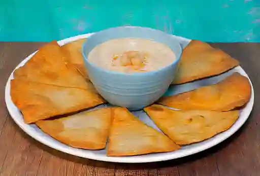 Pan Frito Y Hummus