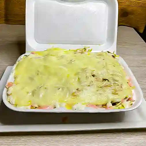 Salchi Gratinada