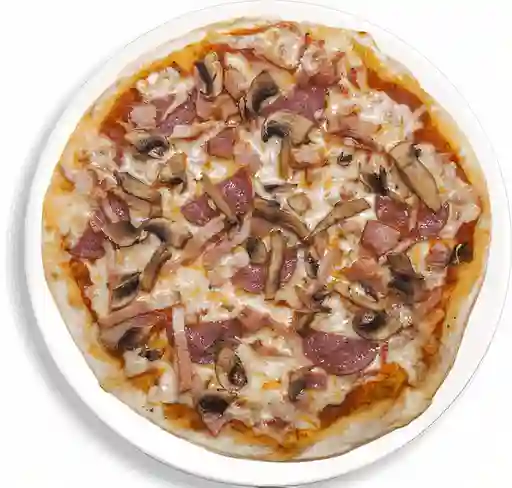 Pizza Tocineta Salami Champiñones - RP