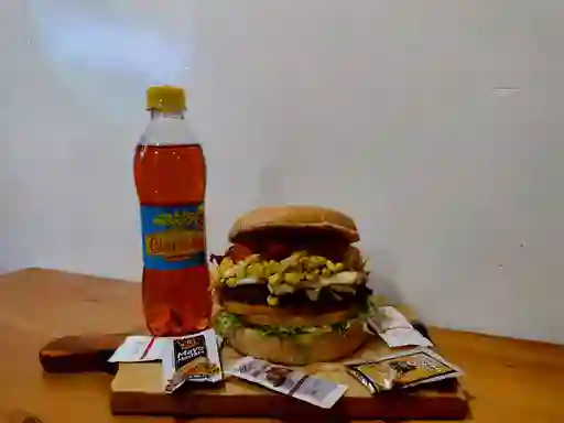 Hamburguesa de la Tierrita + Gaseosa 250