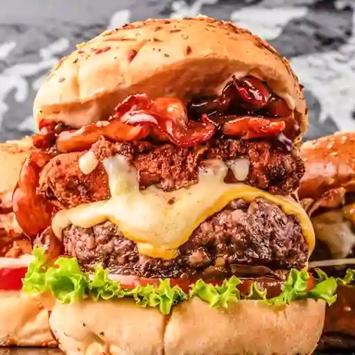 Doble Carne, Queso y Tocineta
