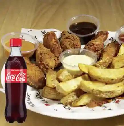 Combo Alitas X6 + Coca-Cola Sabor Original 400 ml