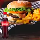 Combo Burger Tradicional + Coca Cola Sabor Original 400 Ml.