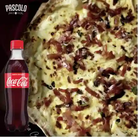 Combo Pizza Carbonara Pollo + Coca-Cola Original 400 ml