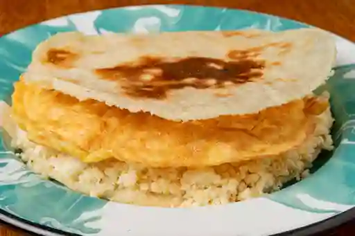 Arepa Ocañera de Tortilla