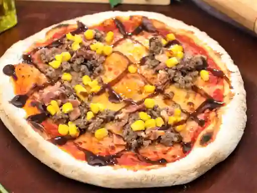 Pizza de Carne y Maíz