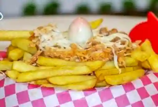 Papa con Pollo