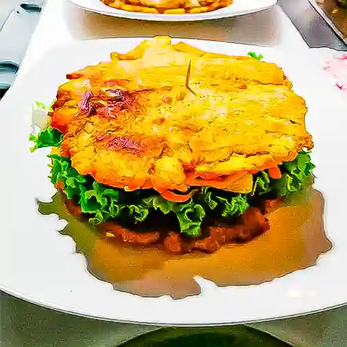 Hamburguesa en Patacón