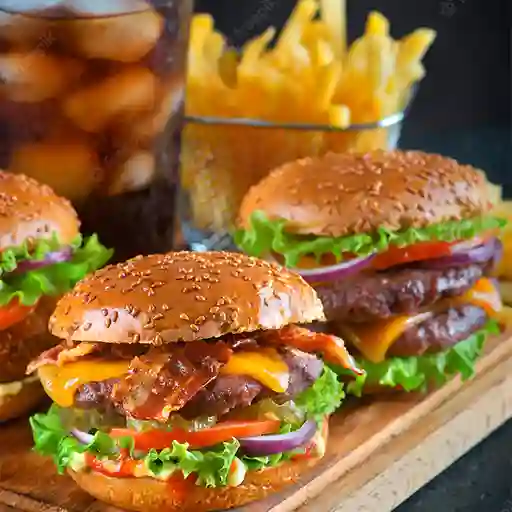 Combo Familia 4 Hamburguesas