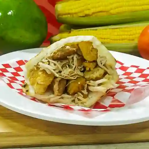 Arepa con Todo