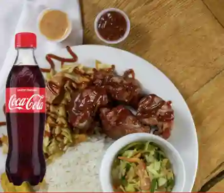 Combo Costillas en Salsa BBQ + Coca-Cola Original 400 ml