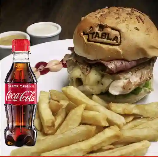 Combo Hamburguesa Reyna + Coca-Cola Original 250 ml