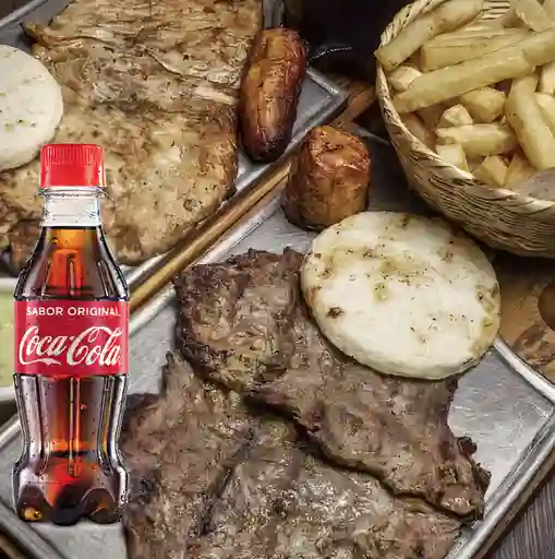 Combo Carne Mixta + Coca-Cola Original 250 ml