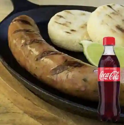Combo Chorizo Santa Rosano + Coca-Cola Original 400 ml