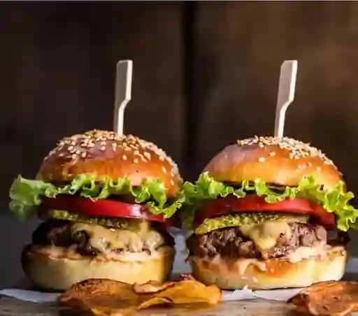 Combo Hamburguesas Sencillas X2