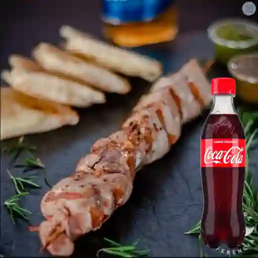 Combo Chuzo de Cerdo + Coca-Cola Original 400 ml