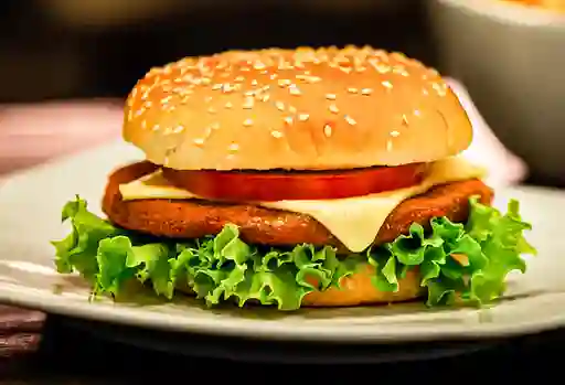 Hamburguesa de Pollo Apanado