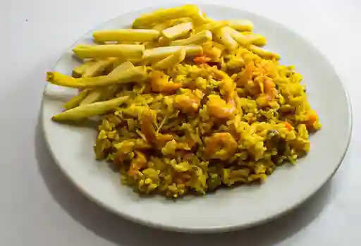 Arroz con Camarones