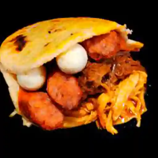 Arepa que Chicharrón