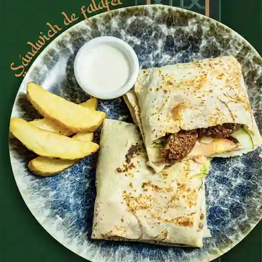 1 Sándwich de Falafel (Sin Papas)