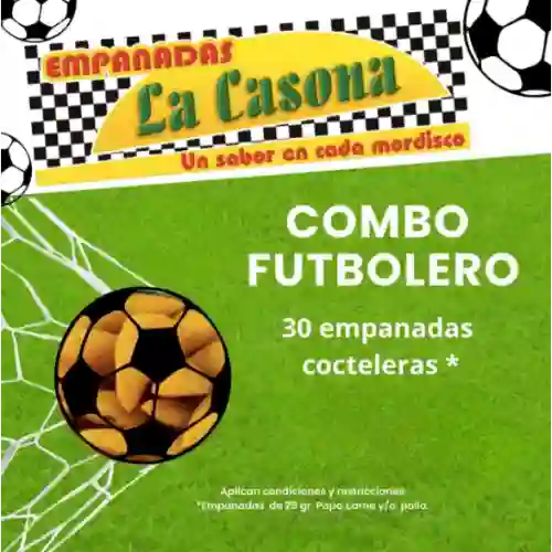 Combo 30 Empanadas Futbolero
